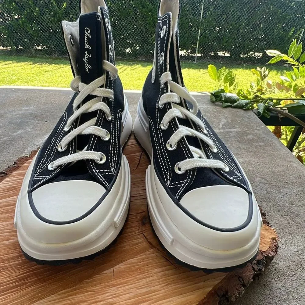 Converse Run Star Legacy CX High Top Platform Sneakers Black Women’s 8/Mens 6.5